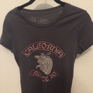 California route 60 gray tee